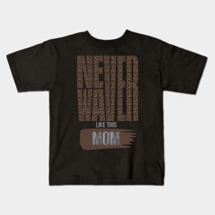 Leopard MOM Kids T-Shirt